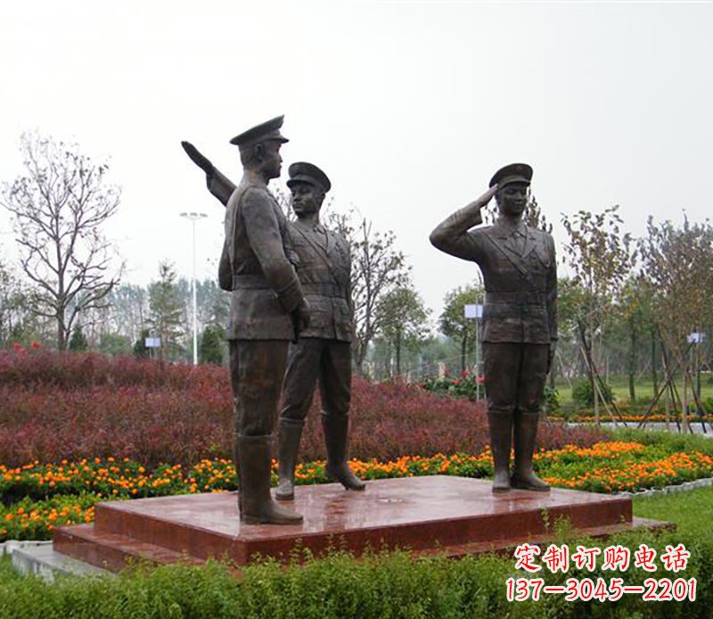益阳铜雕警察铜雕