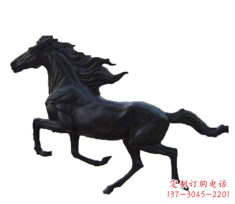 益阳铜雕马公园动物雕塑摆件
