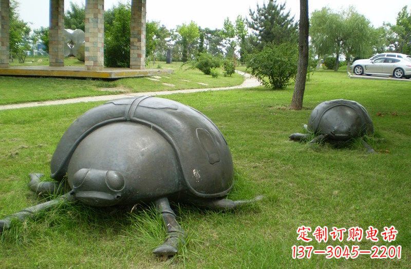 益阳铜雕七星瓢虫公园动物雕塑