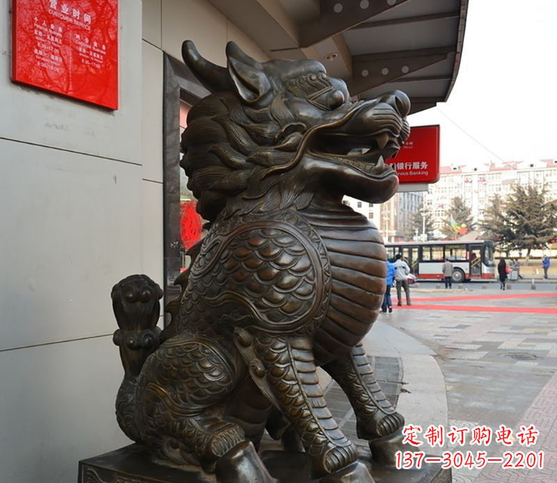 益阳铜雕麒麟