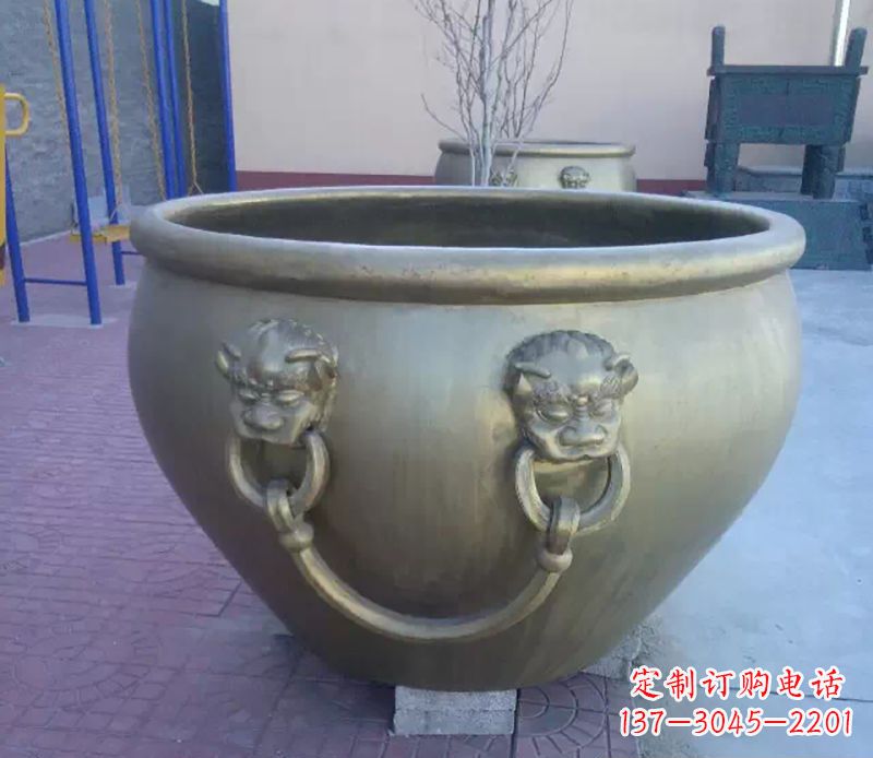 益阳铜雕水缸