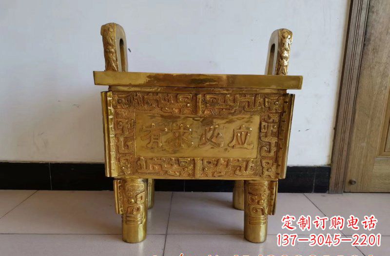 益阳铜雕香炉雕塑