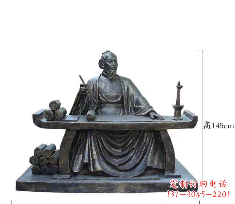 益阳铜雕张仲景人物