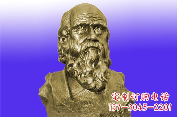 益阳托尔斯泰头像铜雕