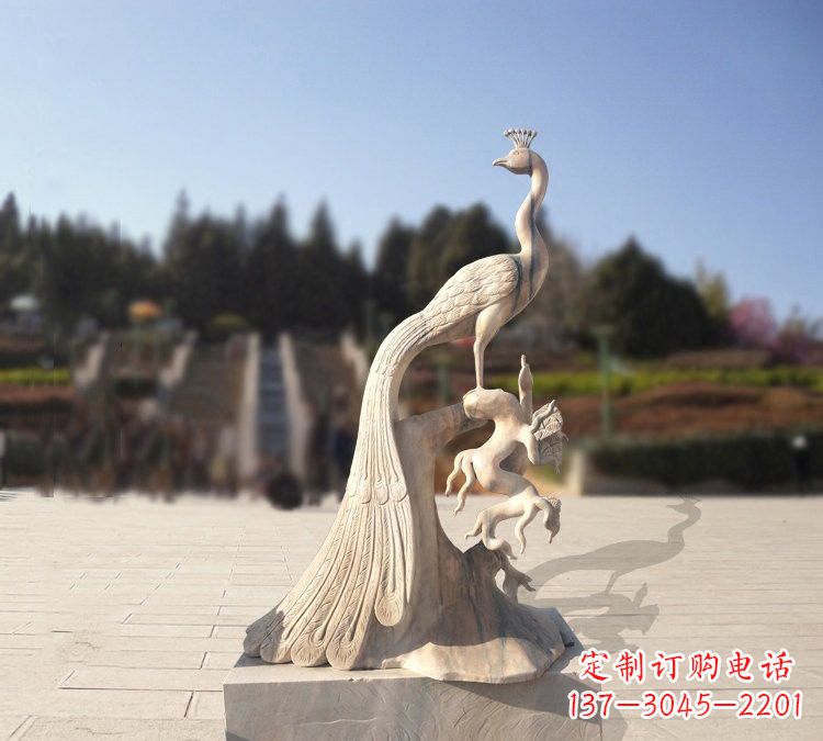 益阳晚霞红孔雀石雕