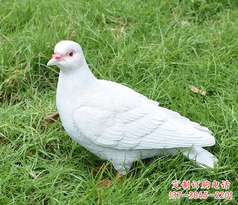 益阳潍坊和平鸽雕塑女孩