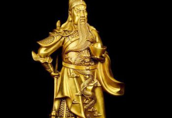 益阳关公铜雕，传承古典传统