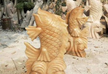 益阳中领雕塑精美鲤鱼雕塑