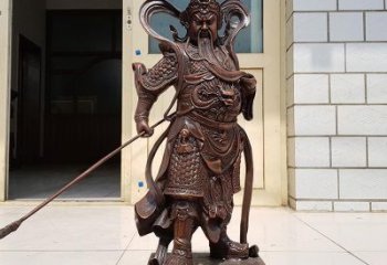 益阳唯美古典风格关公铜雕像