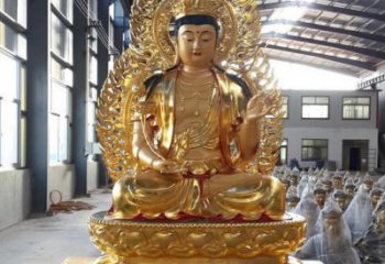 益阳手工精雕如来佛塑像