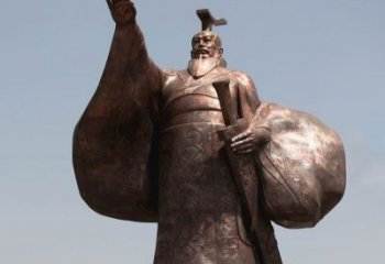 益阳秦始皇铜雕精美塑像，让历史回溯至您身边