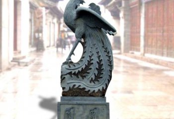 益阳匠心之作——青石仿古凤凰雕塑