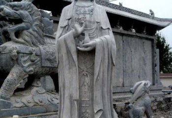 益阳青石仿古观音雕像|传承古代神话传统