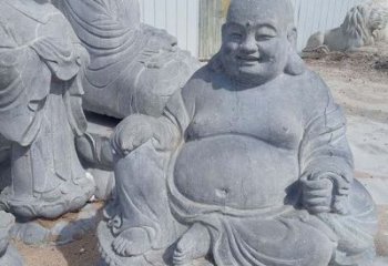 益阳青石仿古弥勒佛雕塑