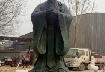 益阳青铜孔子雕塑，传承中华优秀文化