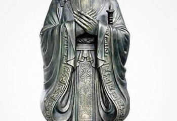 益阳青铜孔子像——独特的品格雕塑