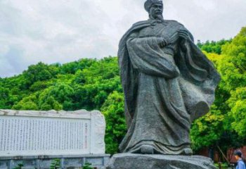 益阳汇聚历史荣光——中领雕塑诸葛亮雕塑