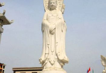 益阳中领雕塑：观音三面佛像雕塑