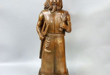 益阳尊贵的神农大帝铜雕塑