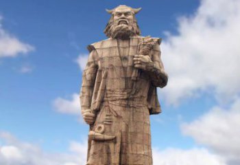 益阳精美神农大型石雕像，由中领雕塑定制