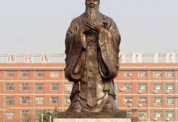 益阳传承孔子雕塑，传播中华文化