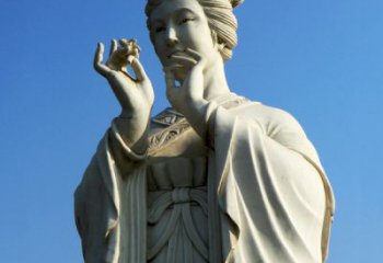 益阳精美绝伦的古代美女雕像