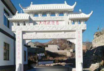 益阳牌坊雕塑：为景观增添独特灵气