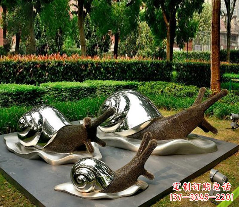 益阳蜗牛雕塑不锈钢