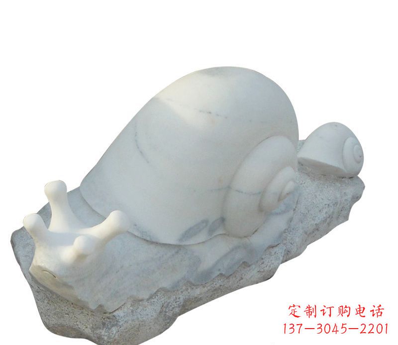 益阳蜗牛石雕公园动物摆件