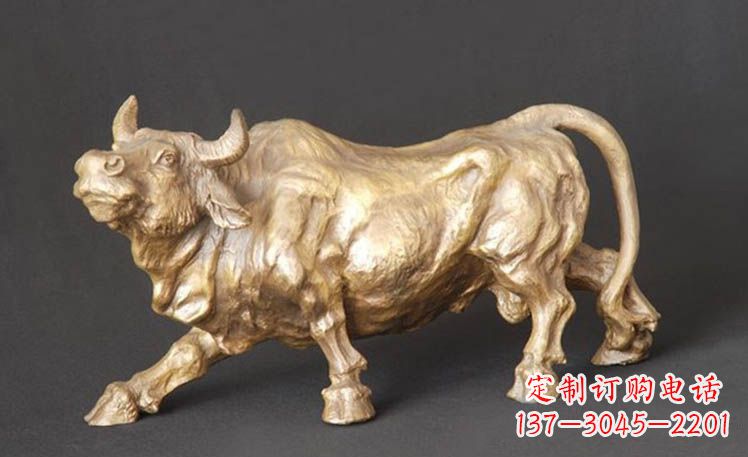 益阳西班牙斗牛-鎏金牛