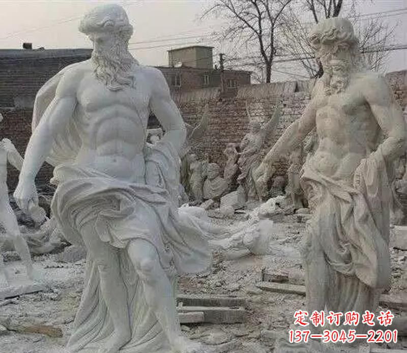 益阳西方阿基米德人物石雕