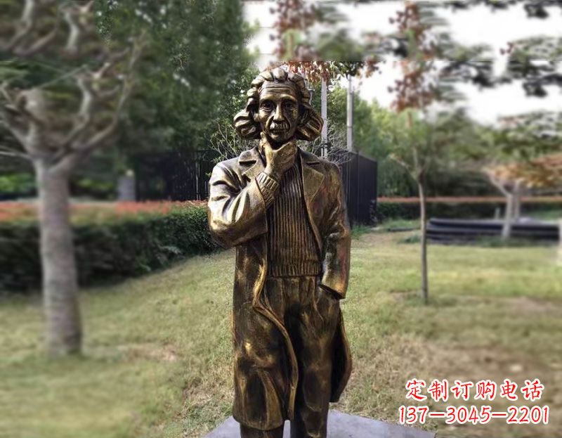 益阳西方名人爱因斯坦铜雕