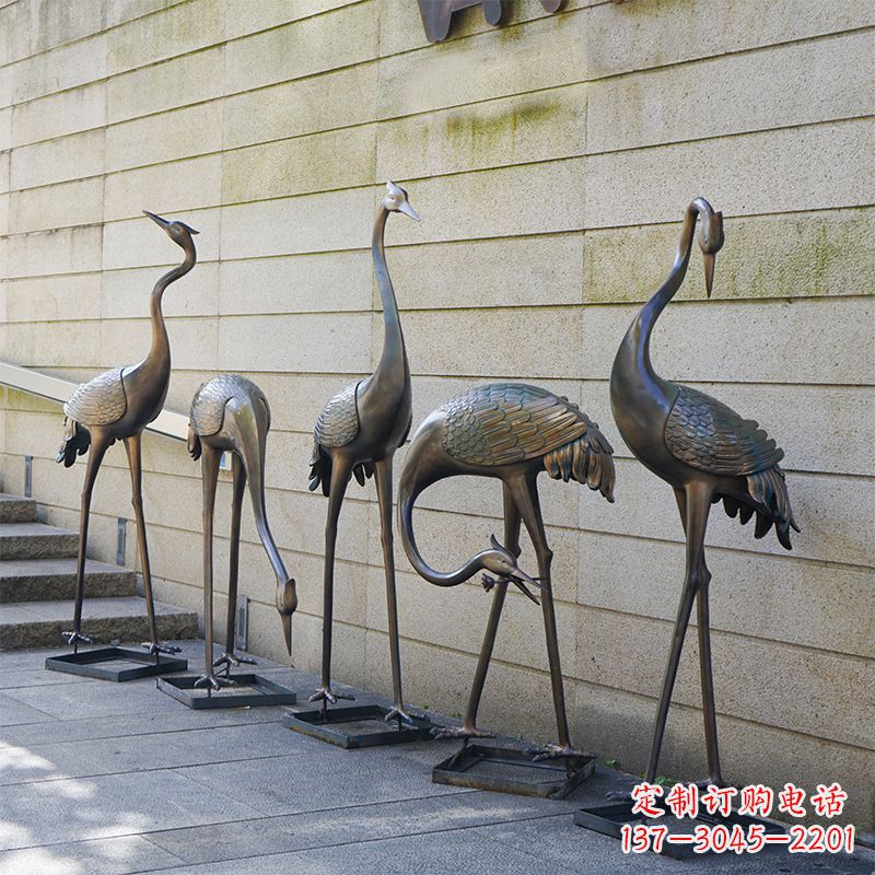 益阳仙鹤不锈钢雕塑