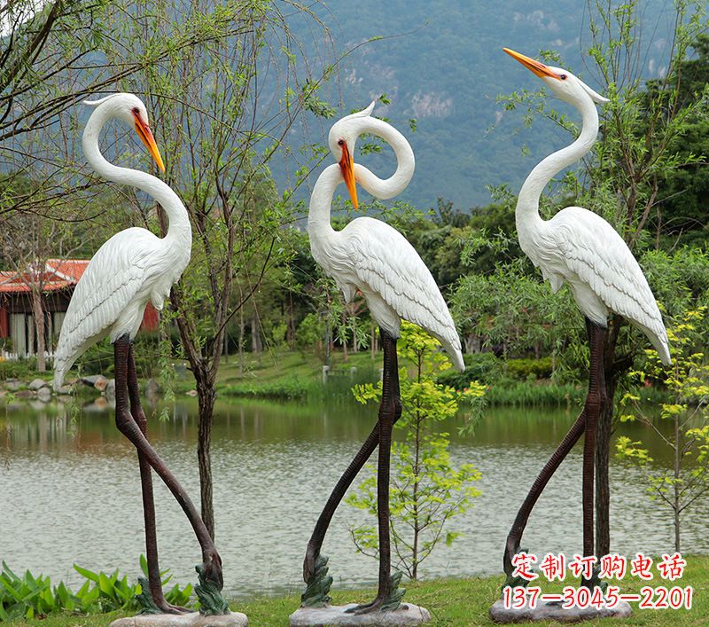 益阳仙鹤的雕塑