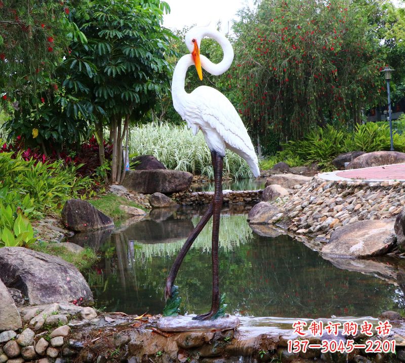 益阳仙鹤雕塑摆件