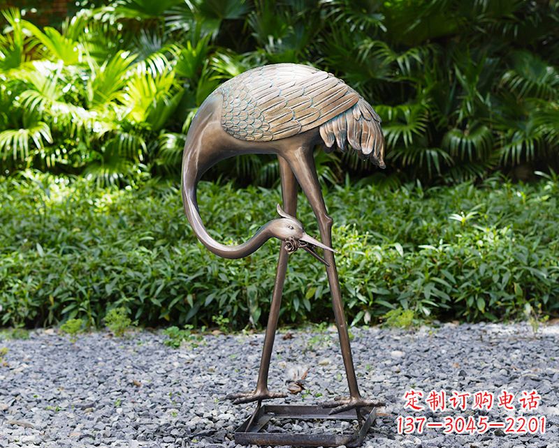 益阳仙鹤雕塑喷泉