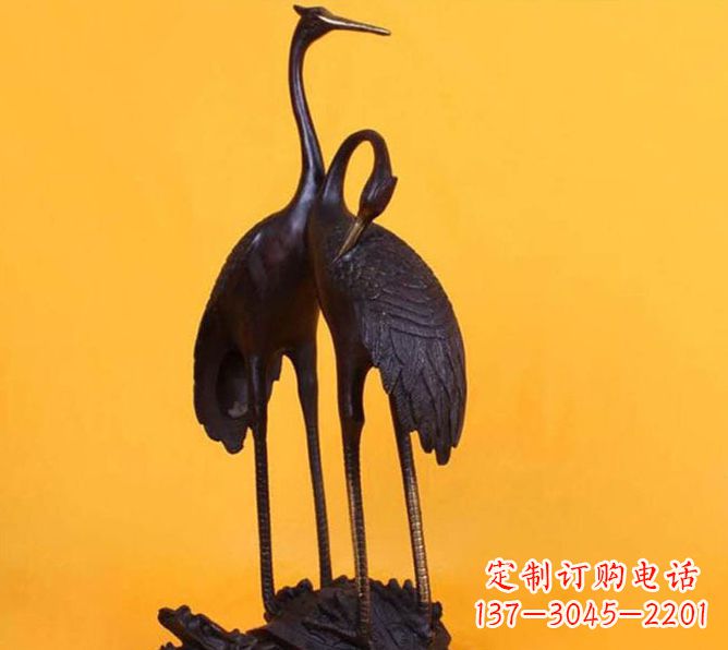 益阳仙鹤雕塑铜