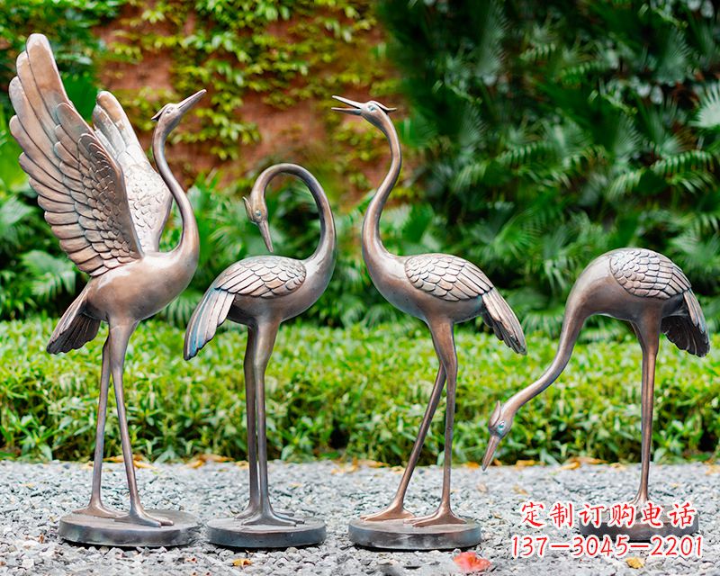 益阳仙鹤雕像
