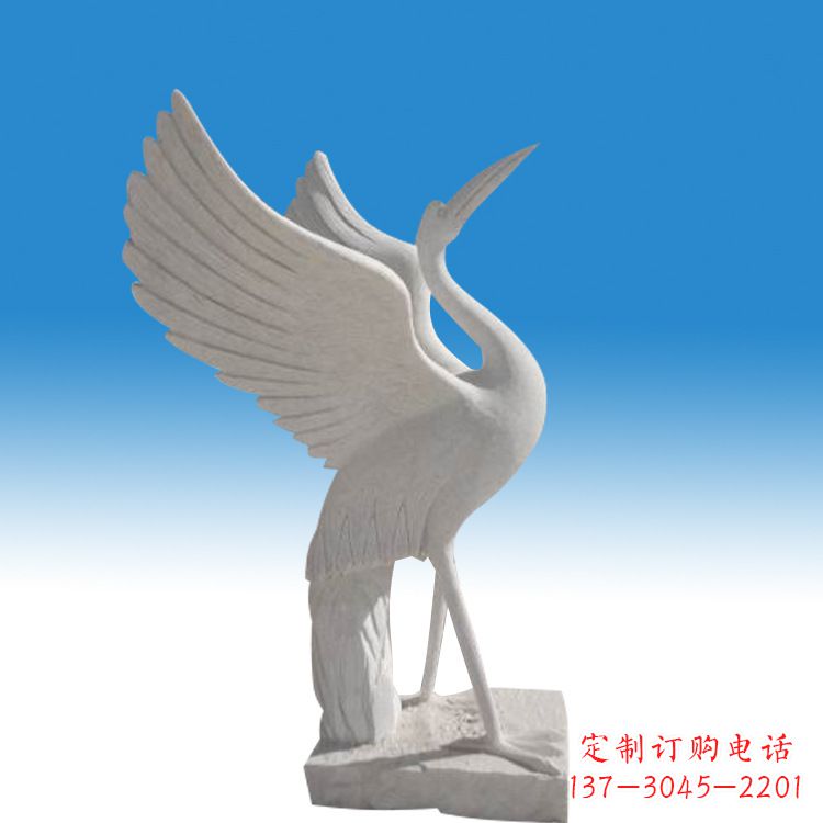 益阳仙鹤砂岩雕塑
