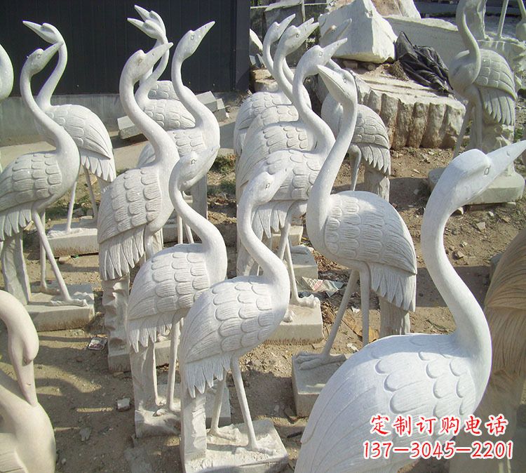 益阳仙鹤石雕石雕