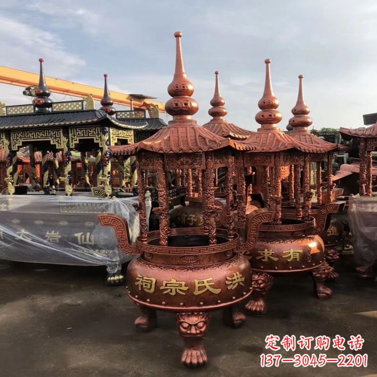 益阳香炉铜雕