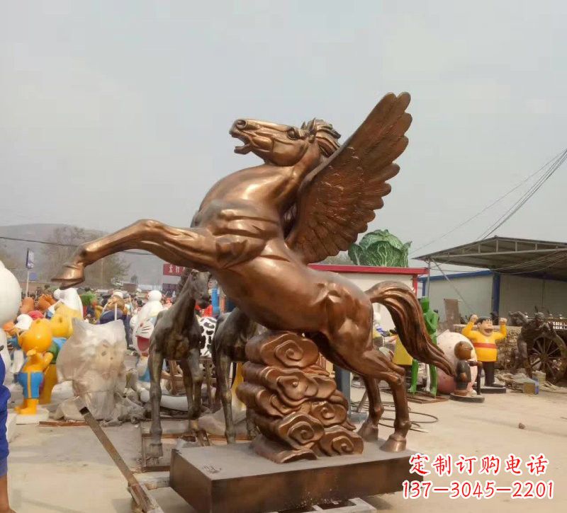 益阳祥云飞马铜雕