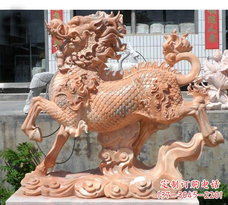 益阳祥云麒麟石雕