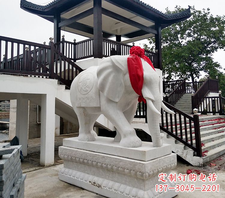 益阳小孩大象石雕