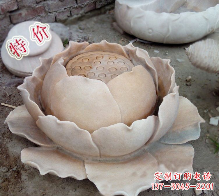 益阳小区莲花石雕