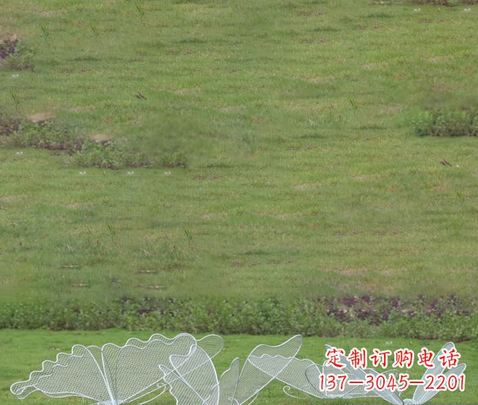 益阳小区镂空蝴蝶不锈钢摆件雕塑