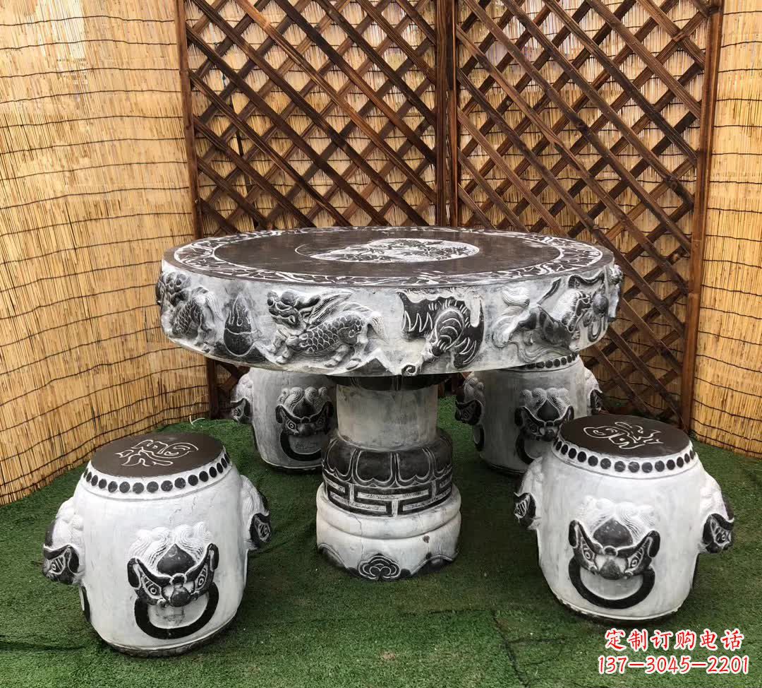 益阳小区休闲创意石桌凳