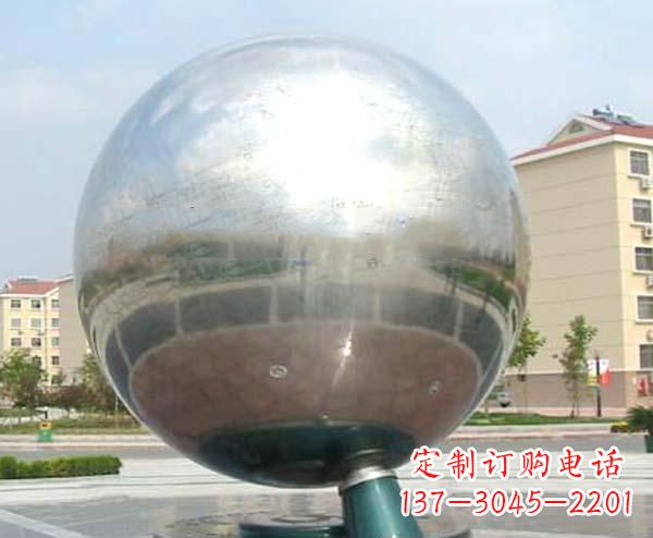 益阳校园不锈钢抽象地球仪雕塑