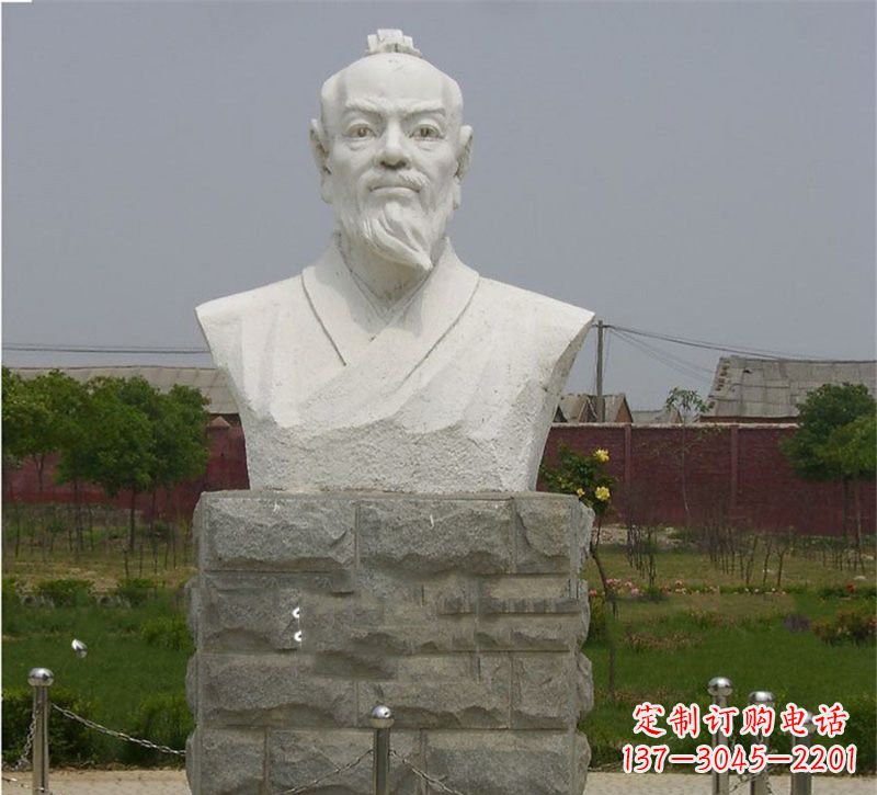 益阳校园大理石张衡雕塑