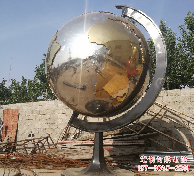 益阳校园地球仪雕塑